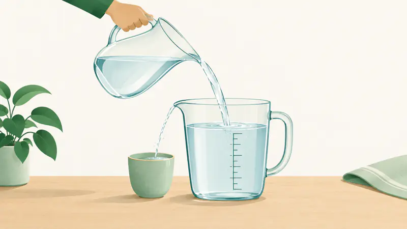 Illustration of a pitcher pouring water into a jug while a small cup catches part of the stream, for a guide to how a personal loan origination fee works
